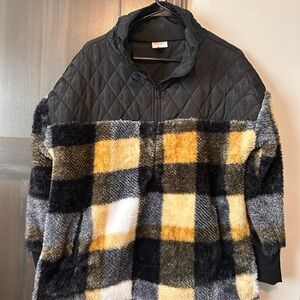 LuLaRoe Black Quilted Pullover